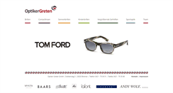 Desktop Screenshot of optiker-greten.de